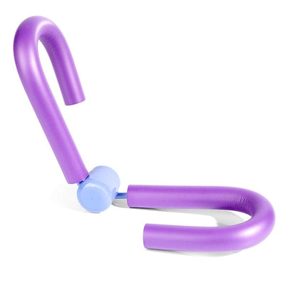 Dispozitiv fitness pentru pentru tonifiere picioare, brate si corp, portabil, cu arcuri puternice, mov