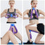 Dispozitiv fitness pentru pentru tonifiere picioare, brate si corp, portabil, cu arcuri puternice, mov