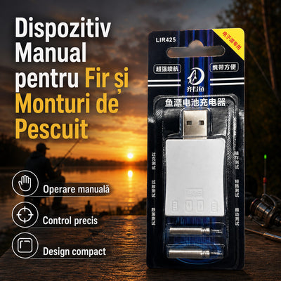 Dispozitiv Manual pentru Fir și Monturi de Pescuit – imagine principală promoțională