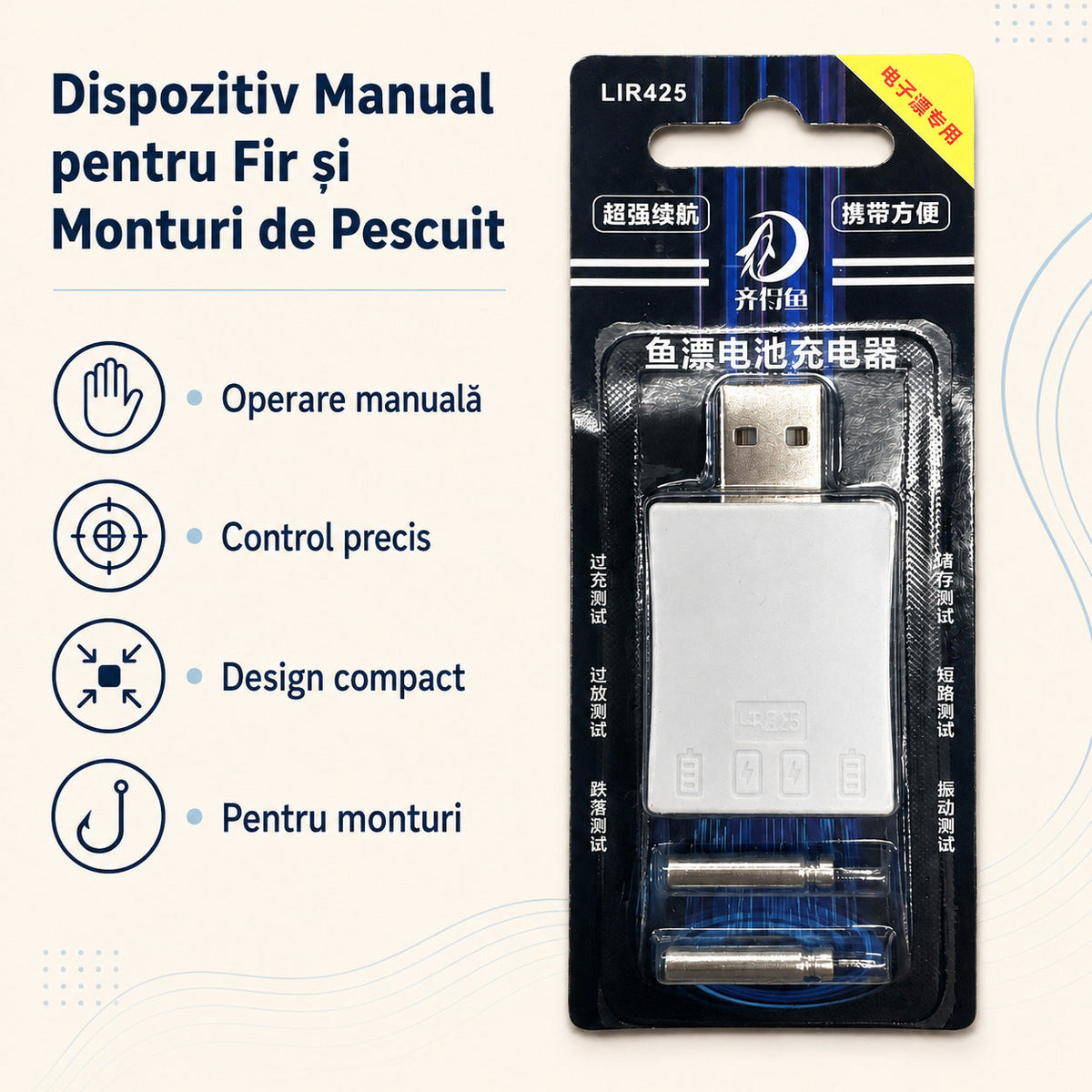 Dispozitiv Manual pentru Fir și Monturi de Pescuit – caracteristici și beneficii