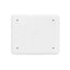 Doza de legatura cu capac, montaj incastrat, 118x96x50mm, IP40, capac alb