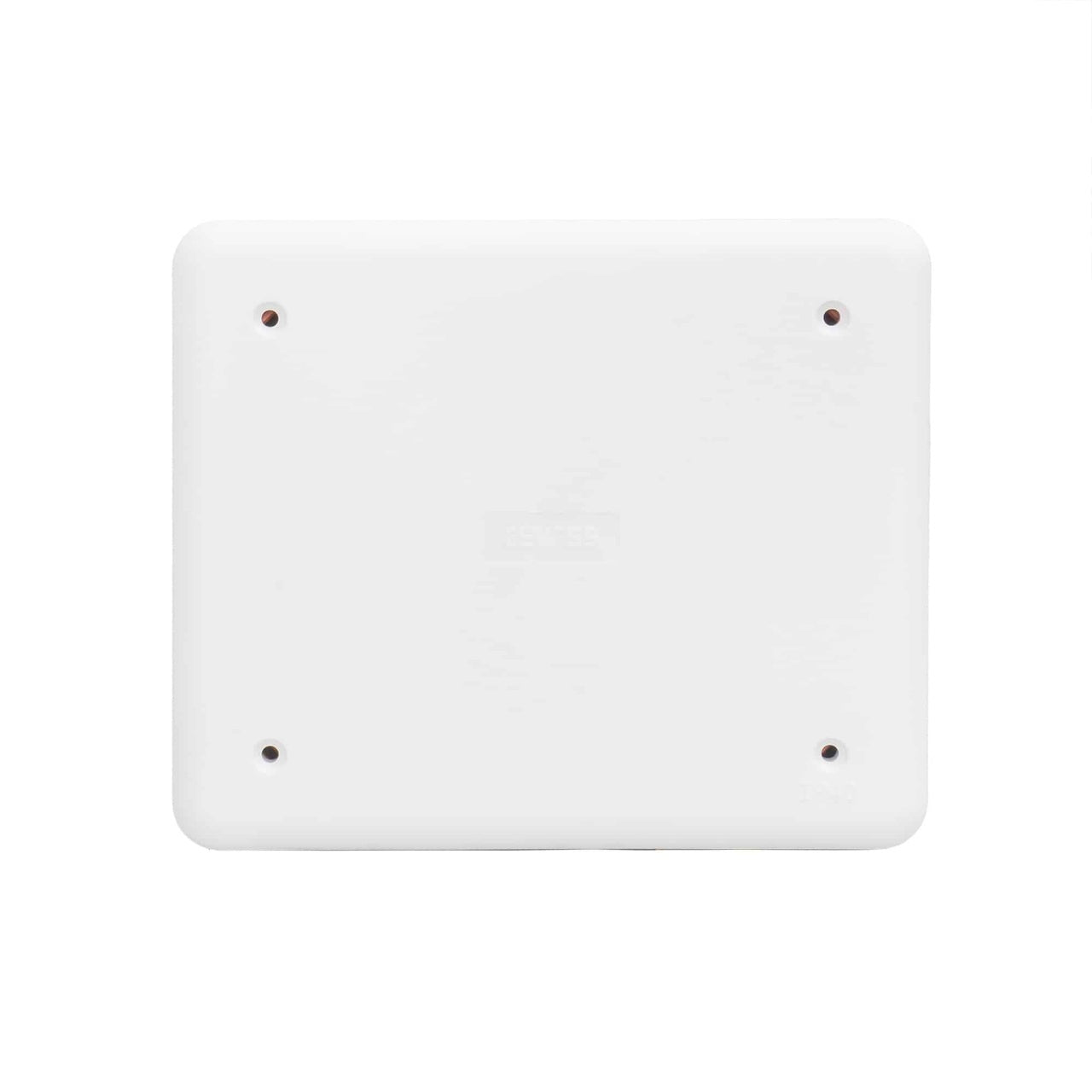 Doza de legatura cu capac, montaj incastrat, 118x96x50mm, IP40, capac alb
