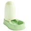 Dozator de hrana pentru animale, 1.9 L, Verde