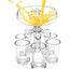 Dozator de sticla, cu 6 pahare de shot, pentru bar, din plastic, dimensiuni 12 * 13, 9 * 16, 1 cm, transparent
