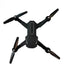 Drona pliabila, HD, unghi larg 720P, giroscopul cu 6 axe, wifi, rotire la 360°, cu telecomanda, negru
