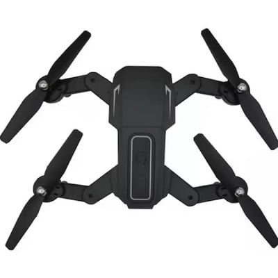 Drona pliabila, HD, unghi larg 720P, giroscopul cu 6 axe, wifi, rotire la 360°, cu telecomanda, negru
