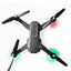 Drona pliabila, HD, unghi larg 720P, giroscopul cu 6 axe, wifi, rotire la 360°, cu telecomanda, negru