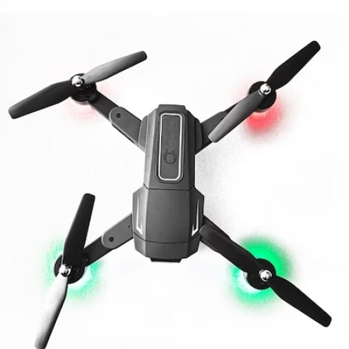 Drona pliabila, HD, unghi larg 720P, giroscopul cu 6 axe, wifi, rotire la 360°, cu telecomanda, negru