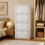 Dulap Textil Pliabil cu 5 Sertare, Organizator pentru Dormitor, Alb-Gri – imagine 2