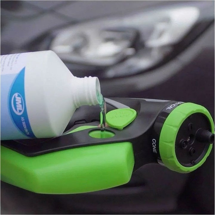 Duza spumare pentru aparat de spalat cu presiune, multifunctional, 4 in 1, capacitate rezervor sapun 200 ml, negru/verde