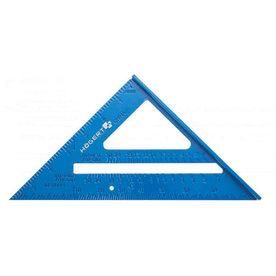 Echer unghiular tamplarie 180mm corp aluminiu cu marcaje metric si imperial