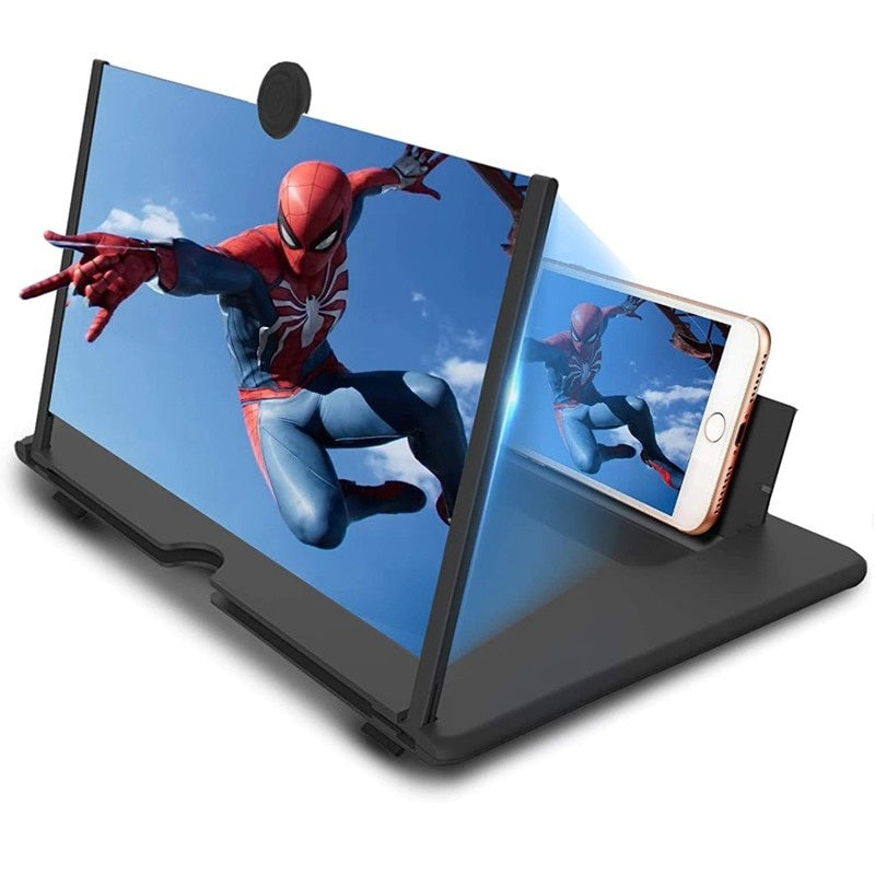 Ecran marire Imagine 3D FOXMAG24® 12 Inch, cu suport de telefon