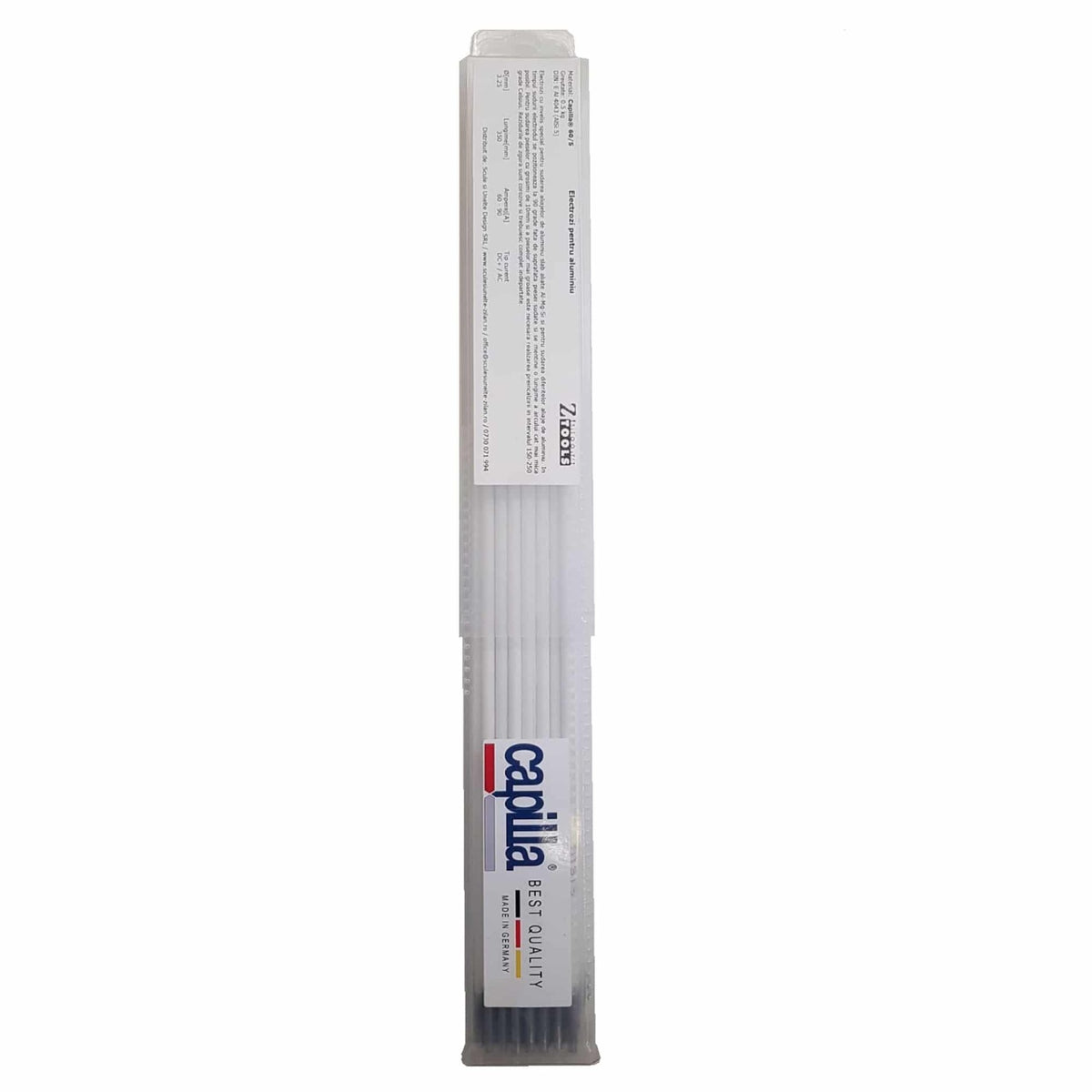 Electrozi aluminiu AISI 5, 3.25x350mm pentru sudura aliaje Al-Mg-Si