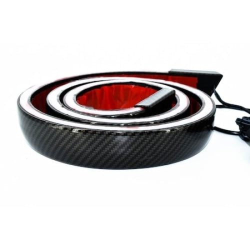 Eleron, lip portbagaj, FOXMAG24, imitatie carbon, universal, functii stop frana, semnalizare, 1.2m lungime