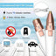 Epilator de sprancene si facial, 2 in 1, cu 2 capete interschimbabile, incarcare USB, cu lame din otel inoxidabil, cu LED indicator, alb