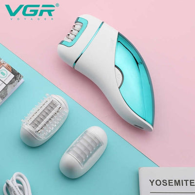Epilator electric, 2 in 1, epilare fata, corp, picioare, subrat, bikini, capat cu pila pentru indepartarea bataturilor, reincarcabil, autonomie 90 min, alb