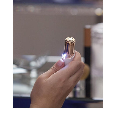 Epilator facial cu acumulator, hipoalergenic, discret si portabil
