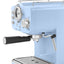 Espressor manual 1100W, capacitate 1.25L, presiune 15 Bar, albastru
