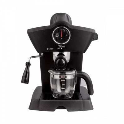 Espressor manual 800W cu capacitate 240ml si indicator temperatura, negru
