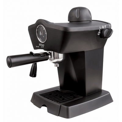 Espressor manual 800W cu capacitate 240ml si indicator temperatura, negru