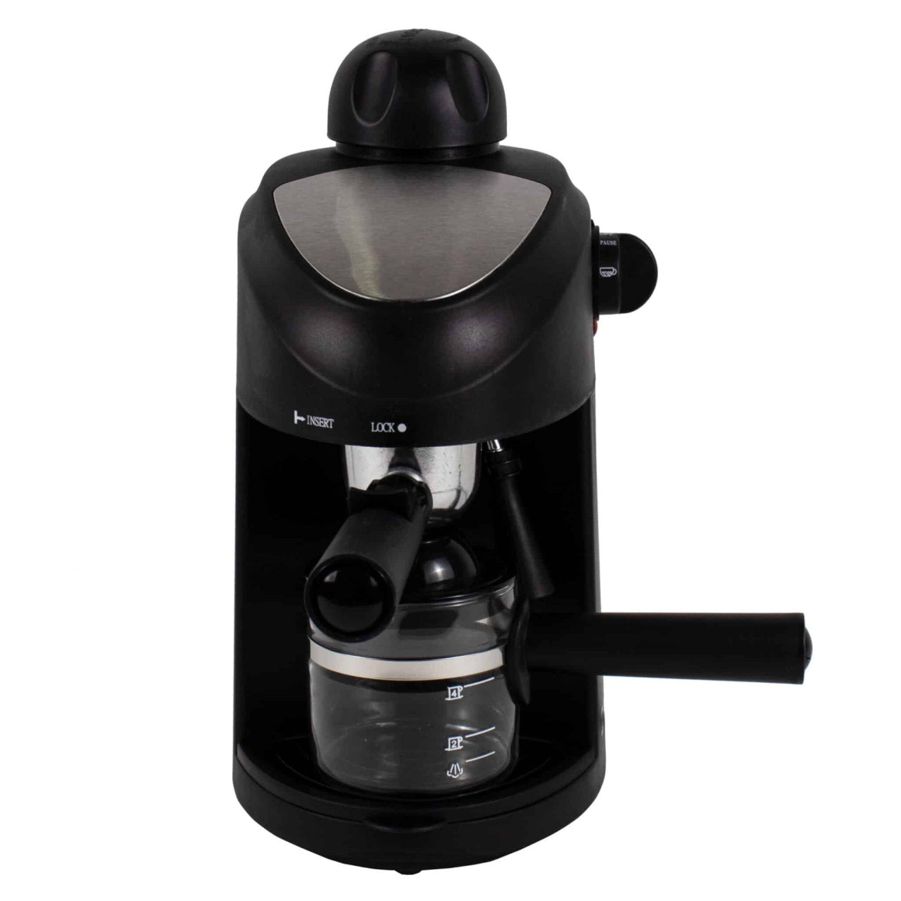 Espressor manual cu spumare cappuccino, filtru inox, putere 800W