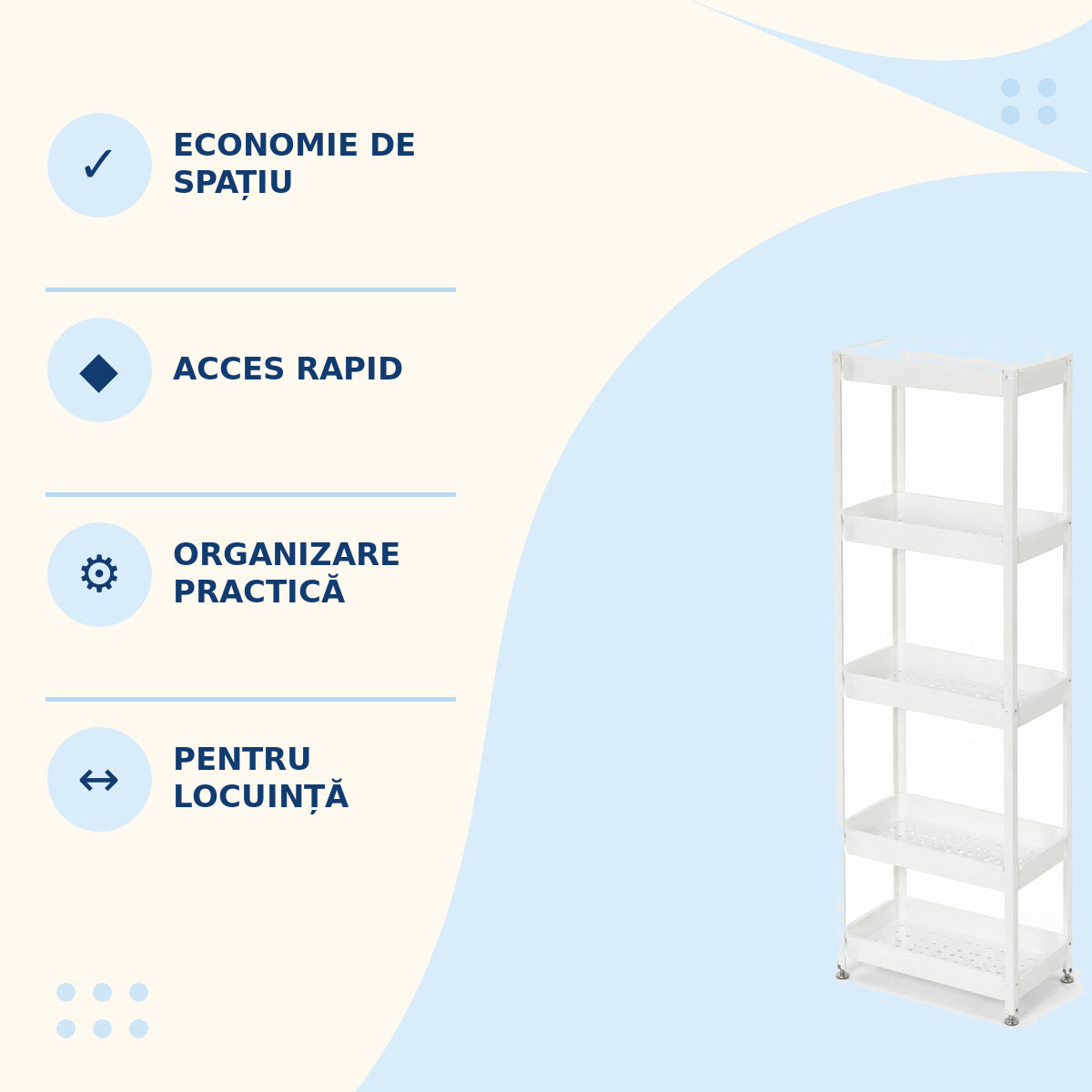 Etajeră Verticală pentru Plante cu 5 Niveluri, Alb – caracteristici