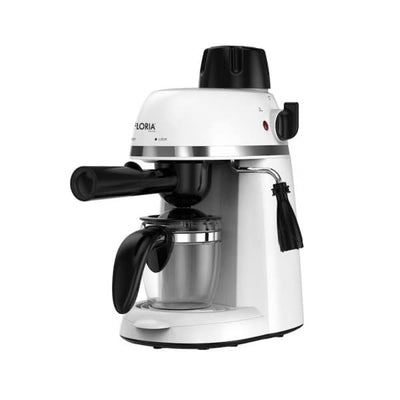 Expressor cafea alb, 800W, presiune 3.5 bari, capacitate 4 cesti