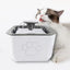 Fantana de apa ultra-silentioasa pentru animale, capacitate 2.5L, reincarcabila USB, cu filtru carbune