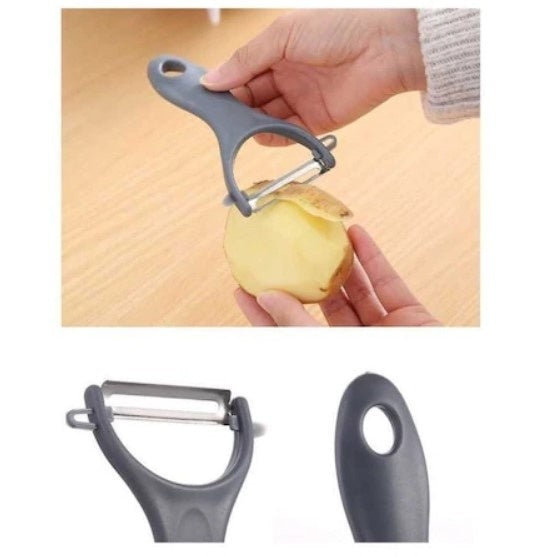 Feliator multifunctional FOXMAG24 cu strecuratoare si decojitor, pentru legume/fructe