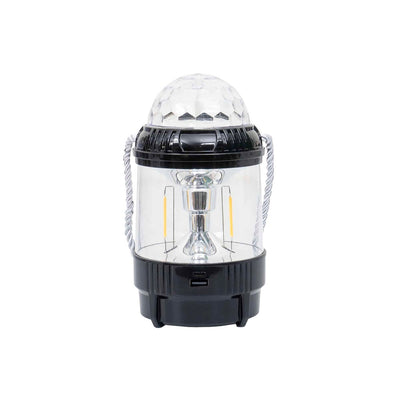 Felinar LED 20W cu 2 moduri de intensitate, negru, cu dimmer si baterii AA