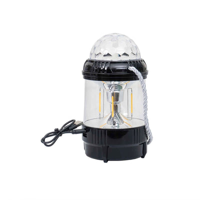 Felinar LED 20W cu 2 moduri de intensitate, negru, cu dimmer si baterii AA