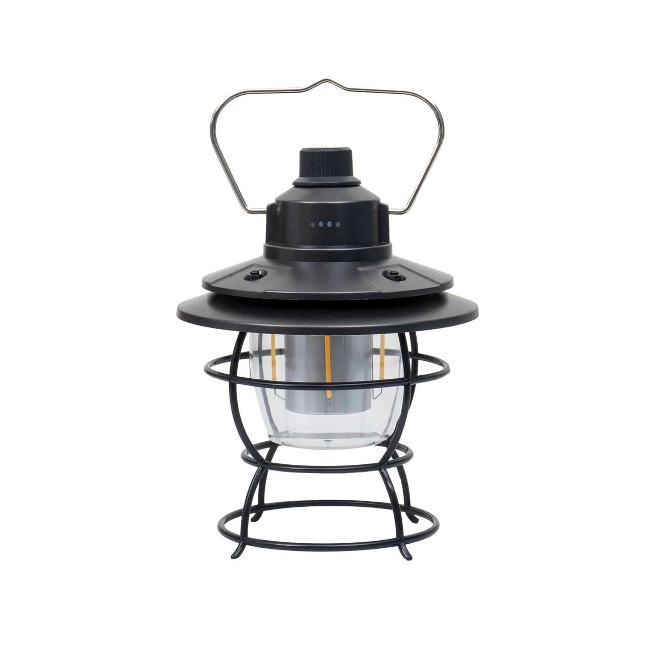 Felinar LED cu 3 moduri de intensitate, incarcare USB, negru