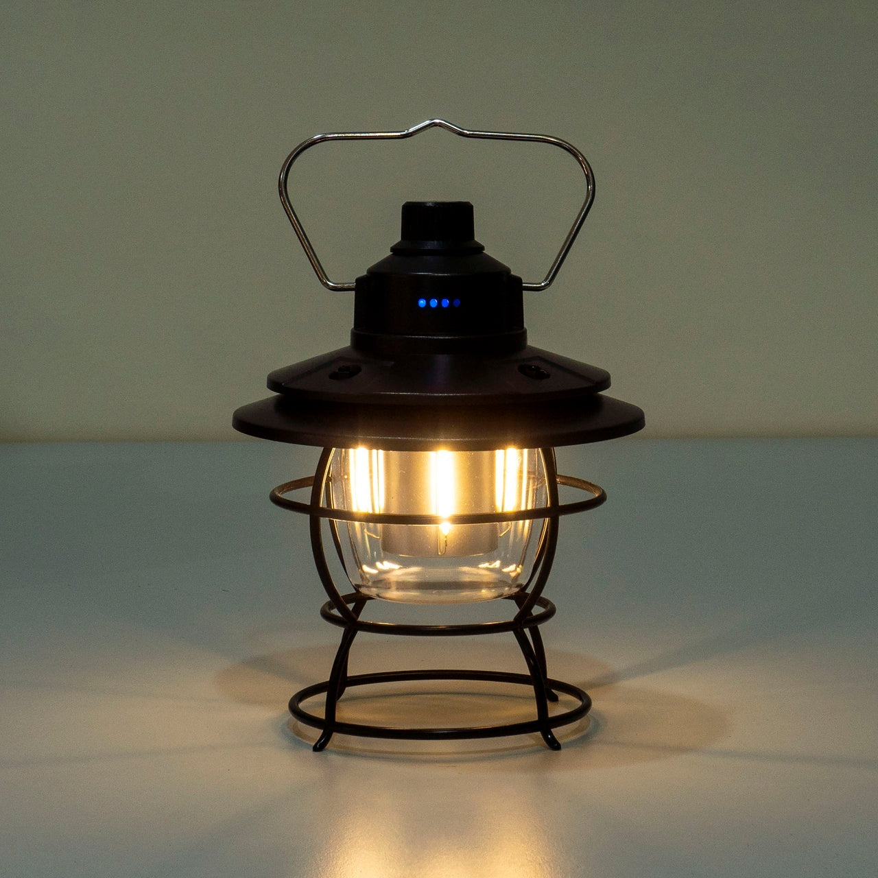 Felinar LED cu 3 moduri de intensitate, incarcare USB, negru