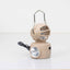 Felinar model robotel cu 4 moduri intensitate lumina, USB, putere 30W, crem