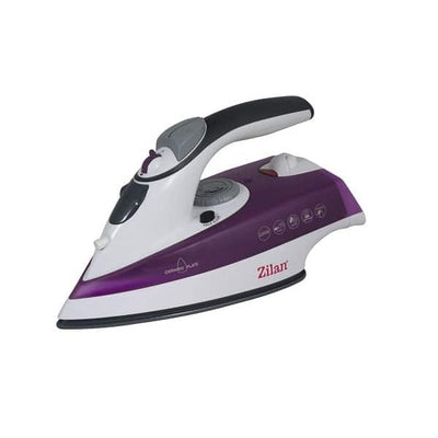 Fier de calcat cu talpa ceramica, 2200W, aburi si uscata, functie autocuratare, mov
