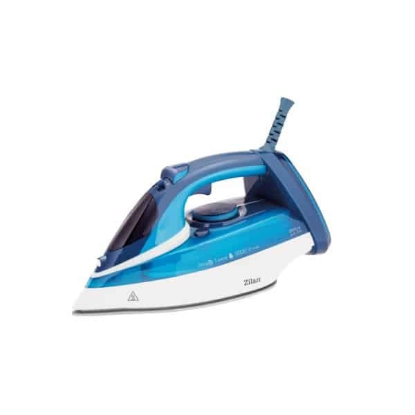 Fier de calcat cu talpa ceramica si putere 3000W, temperatura ajustabila, albastru