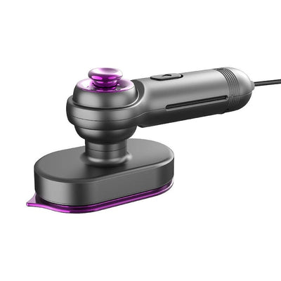 Fier de calcat portabil, calcat uscat si cu abur, maner rotativ 360°, rezervor de apa cu capacitate mare, compact si usor de folosit, mov