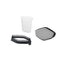 Fier de calcat vertical cu abur, cu ecran LED multifunctional, oprire automata dupa 8 minute, putere 1500W, debit de abur ECO 10gr/min, negru