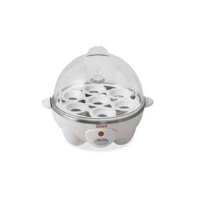 Fierbator de oua alb, putere 360 W, capacitate 7 oua, inox