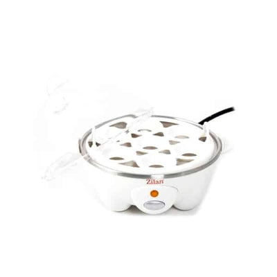 Fierbator de oua alb, putere 360 W, capacitate 7 oua, inox