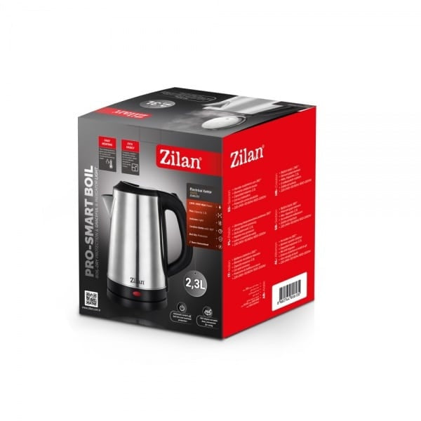Fierbator electric 2000W, capacitate 2.3L, indicator luminos, inox