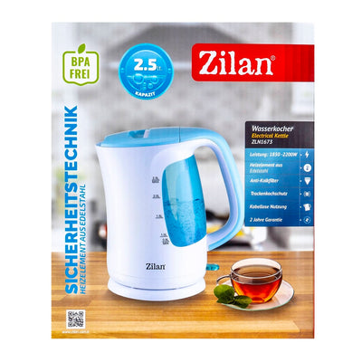 Fierbator electric 2200W cu capacitate 2.5L si carcasa alba
