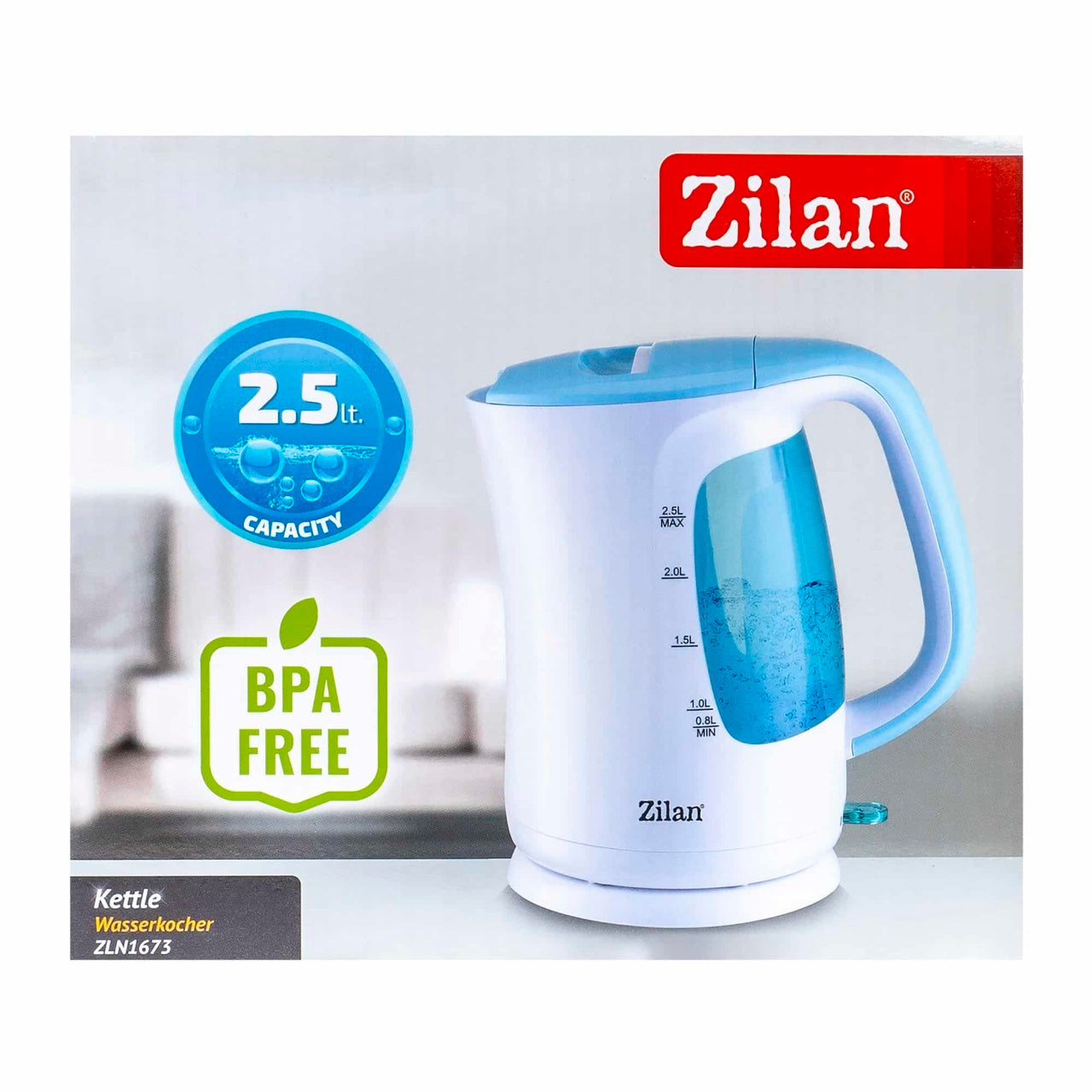 Fierbator electric 2200W cu capacitate 2.5L si carcasa alba