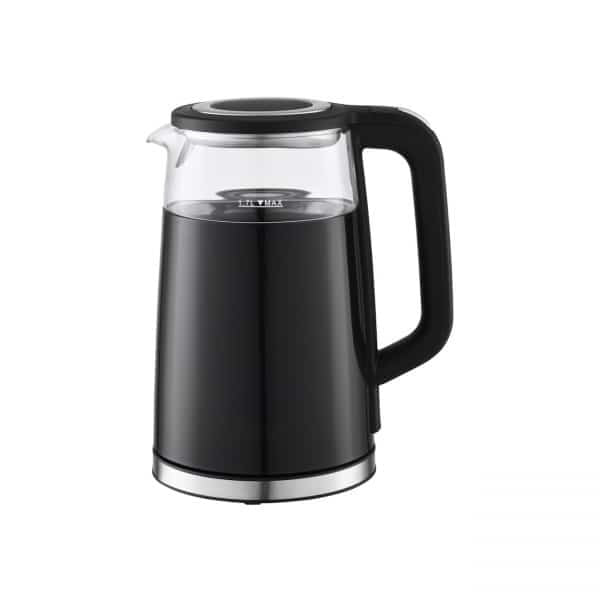 Fierbator electric 2200W, ecran digital, capacitate 1.7l, negru, temperatura reglabila