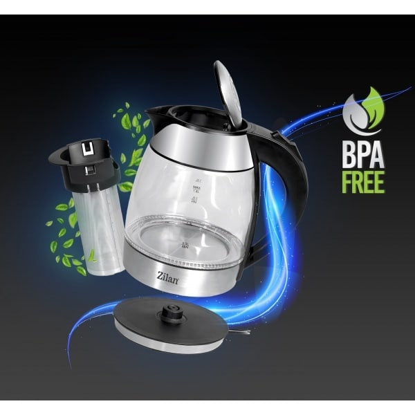 Fierbator electric cu filtru pentru ceai, capacitate 1.8L, putere 2200W