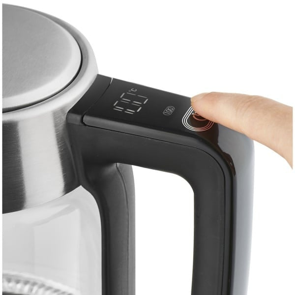 Fierbator electric digital 1.7L, putere 2200W, temperatura reglabila
