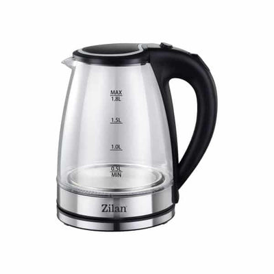Fierbator electric din sticla 1800W, capacitate 1.8L, oprire automata si protectie anti uscare