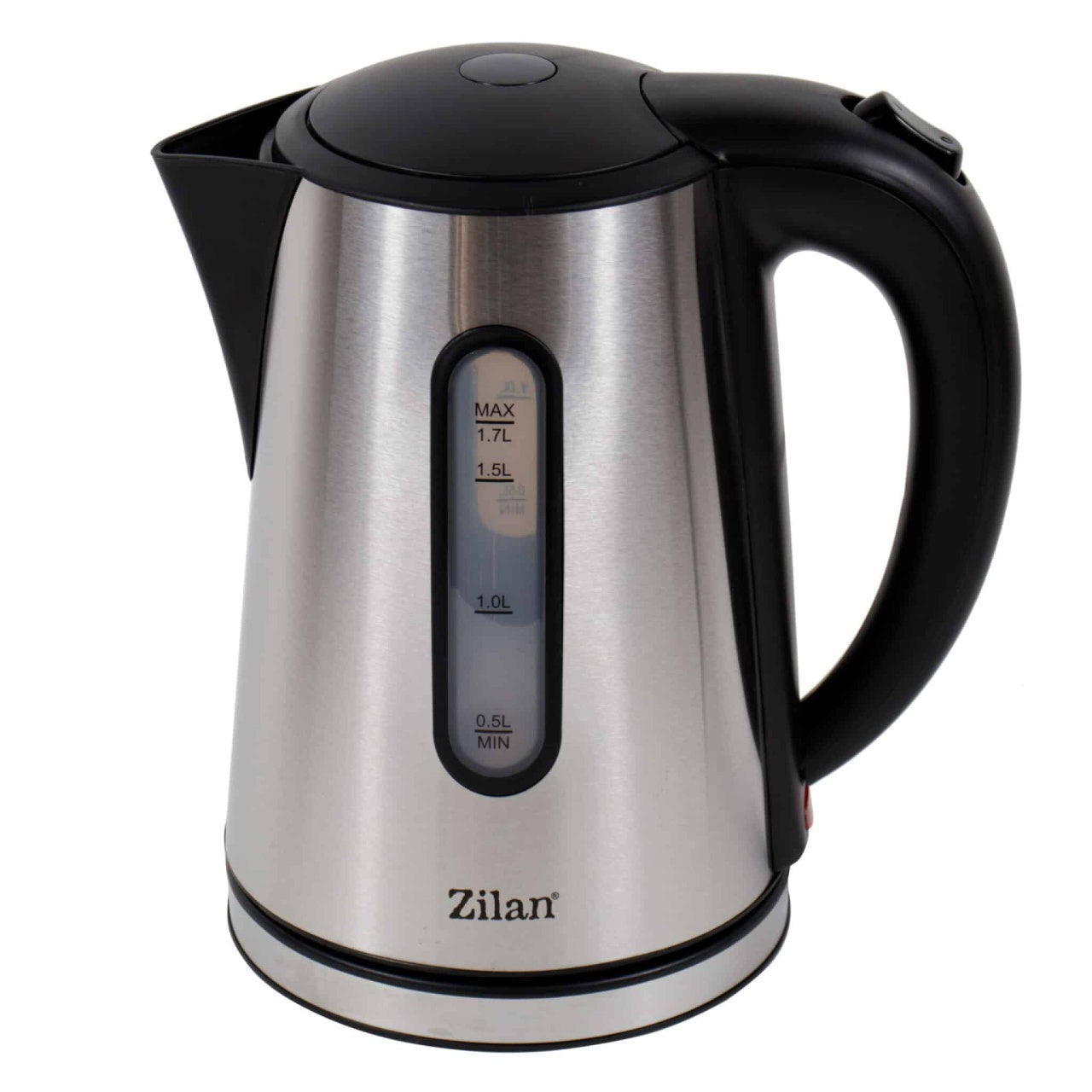 Fierbator electric inox 1.7 l, 2200 W, cu baza rotativa 360° si protectie supraincalzire