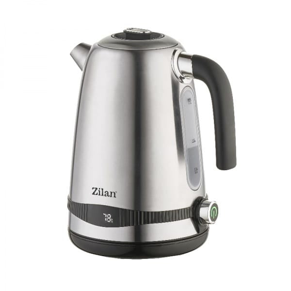 Fierbator electric inox digital 2200W, 7 trepte temperatura 40-100°C, functie mentinere apa calda