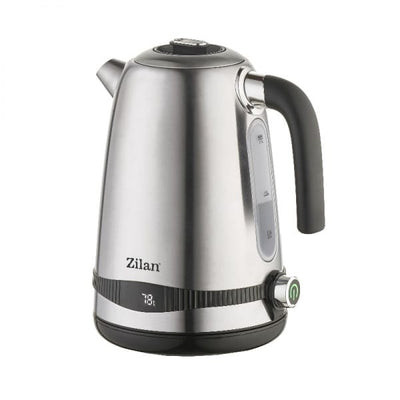 Fierbator electric inox digital 2200W, 7 trepte temperatura 40-100°C, functie mentinere apa calda